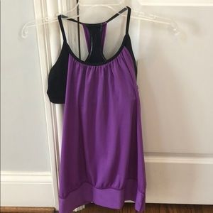 Lululemon No Limits Tank in Winter Orchid